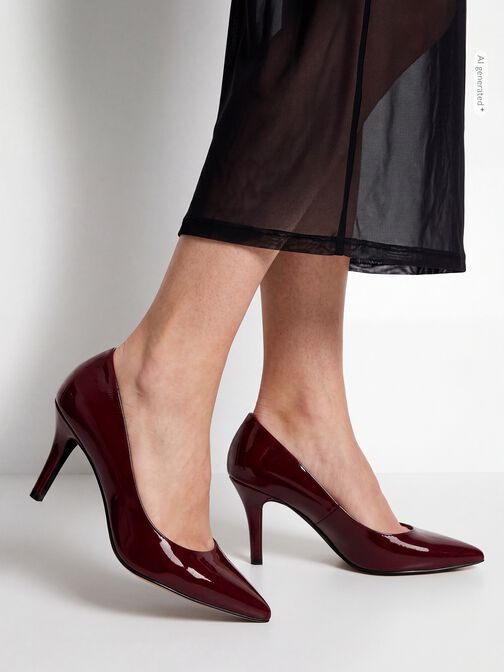 Pumps, MERLOT PATENT, hi-res