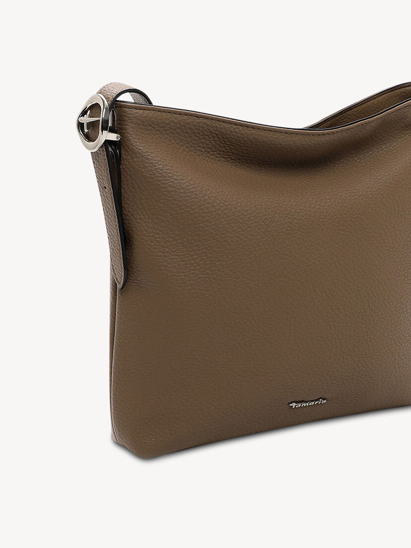 Schoudertas, taupe, hi-res