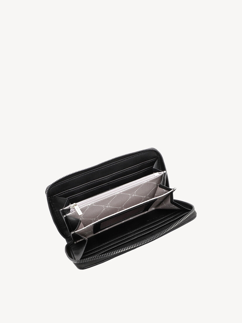 Portemonnee - zwart, black, hi-res