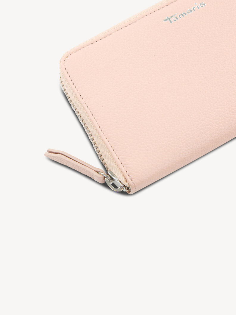 Leather Wallet - pink, rose, hi-res