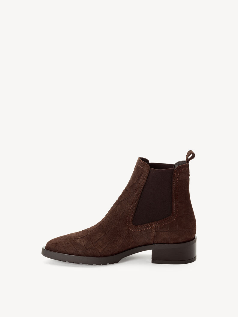 Leder Chelsea Boot - braun, MOCCA STRUCT., hi-res