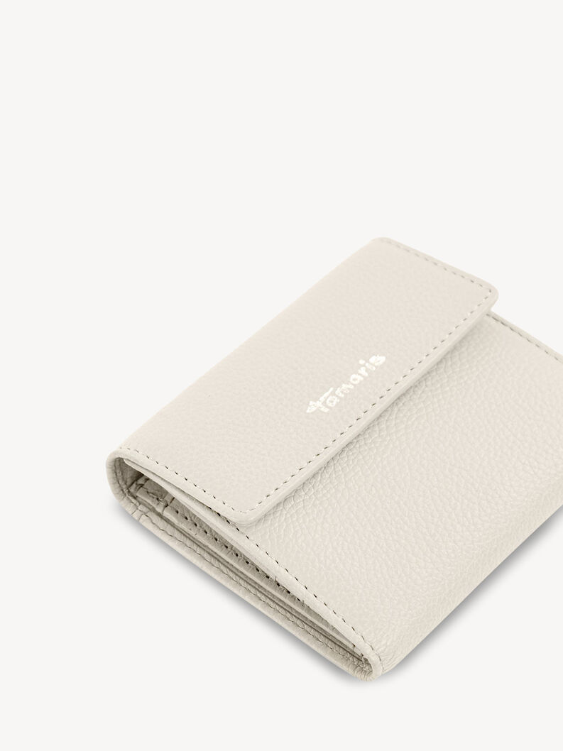 Kožen&eacute; peněženka - &scaron;ed&aacute;, ecru, hi-res