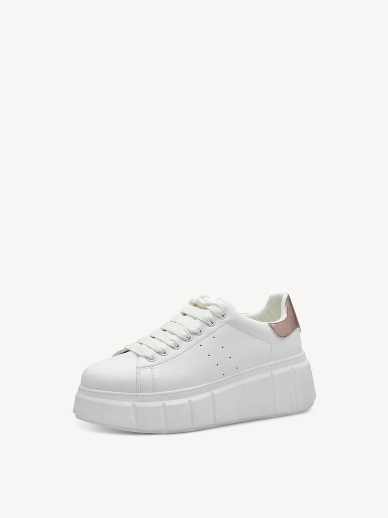 Sneaker - white, WHT/ROSE GOLD, hi-res