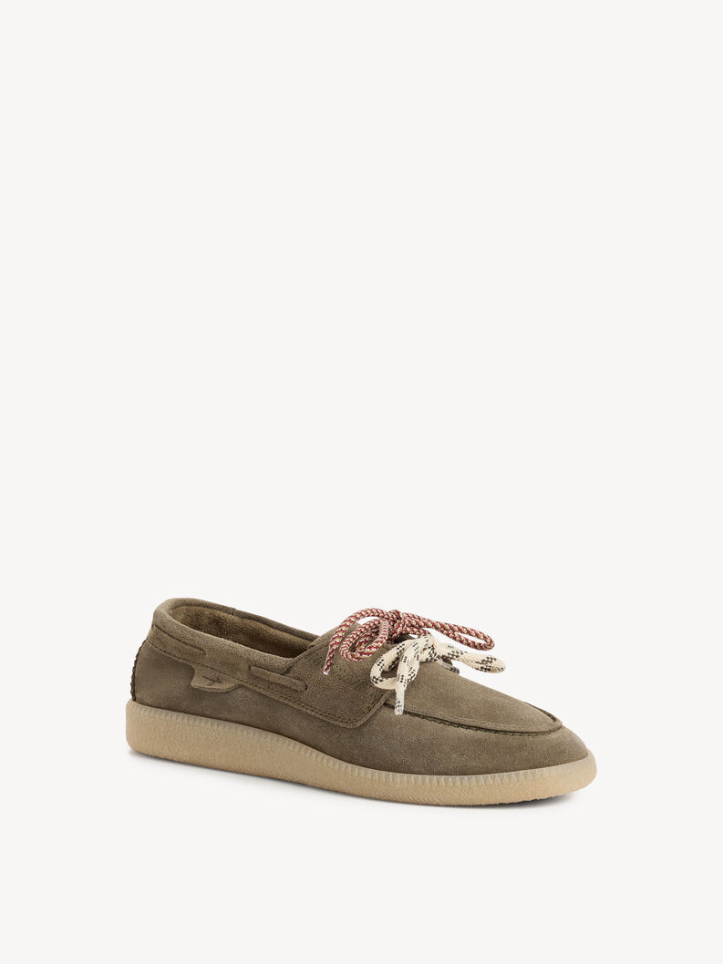 Ledermoccassin - gr&uuml;n, SAGE, hi-res