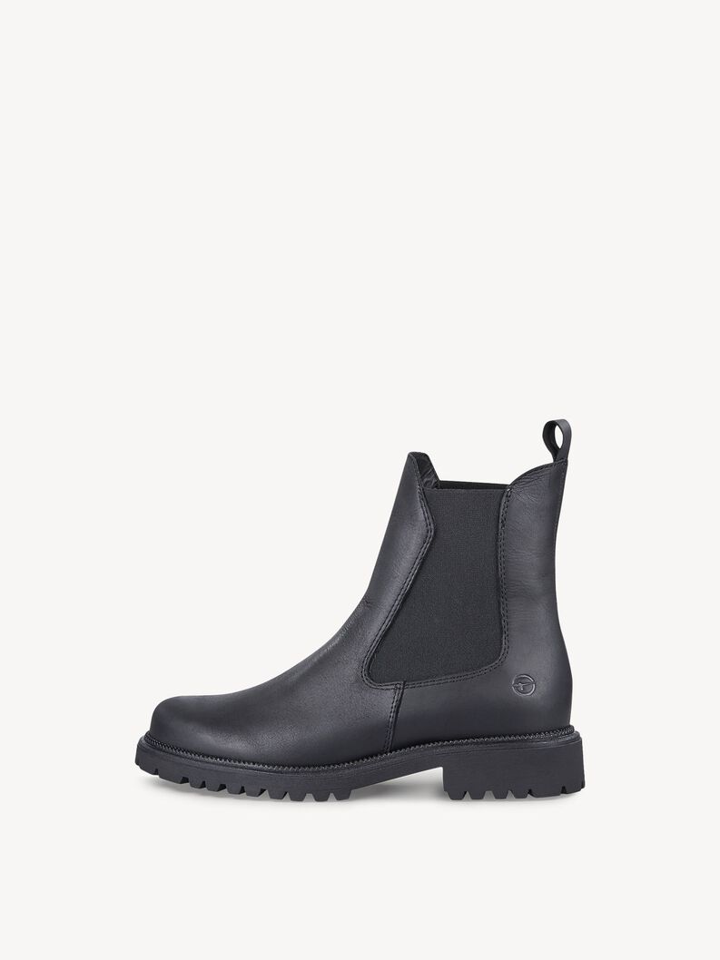 Chelsea boot - sort, BLACK NUBUC, hi-res