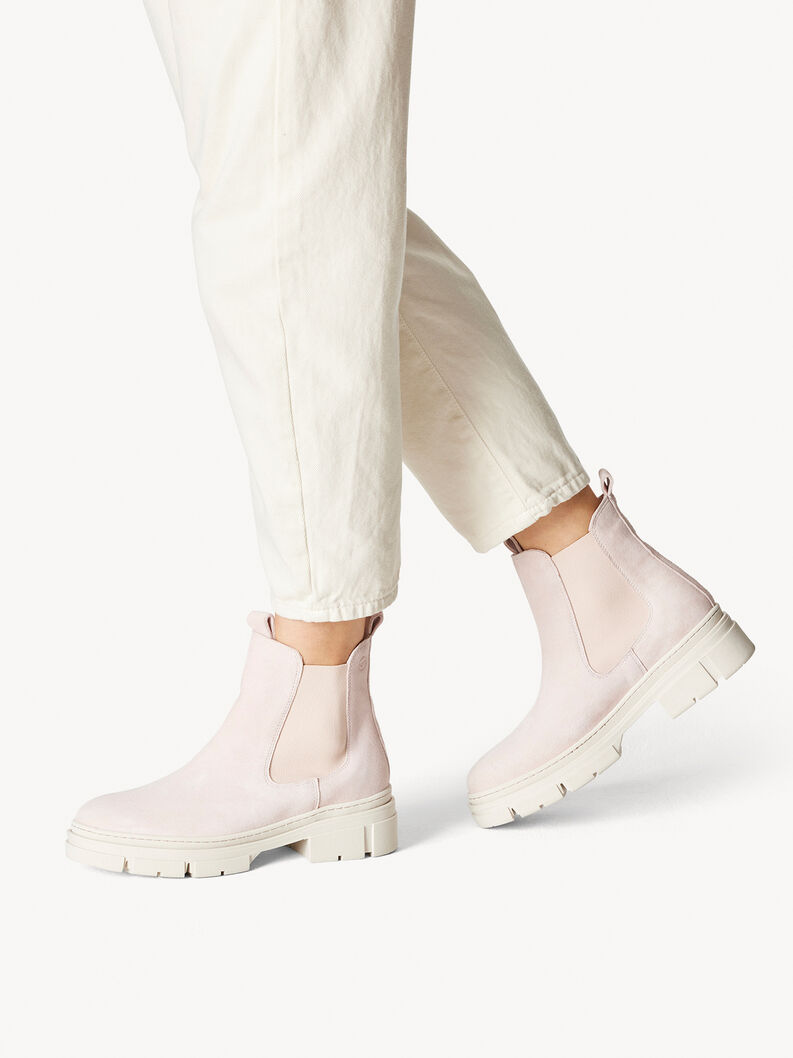 Leather Chelsea boot - rose, ROSE, hi-res