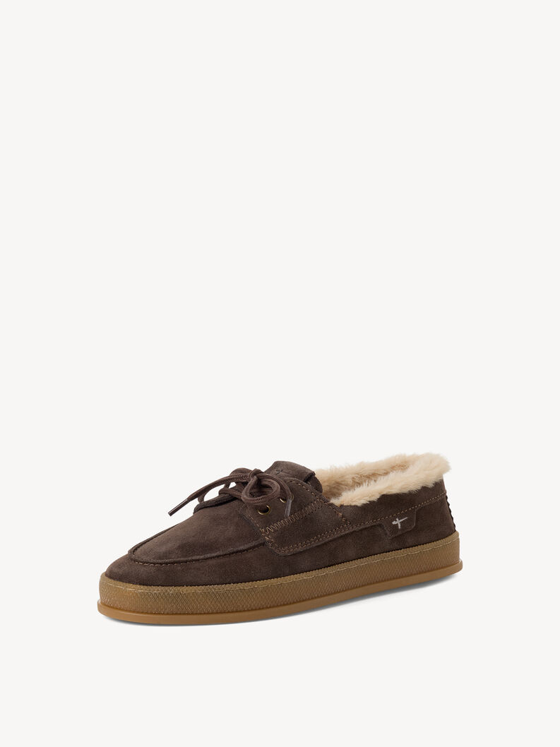 Leather Moccasin - brown, 304, hi-res