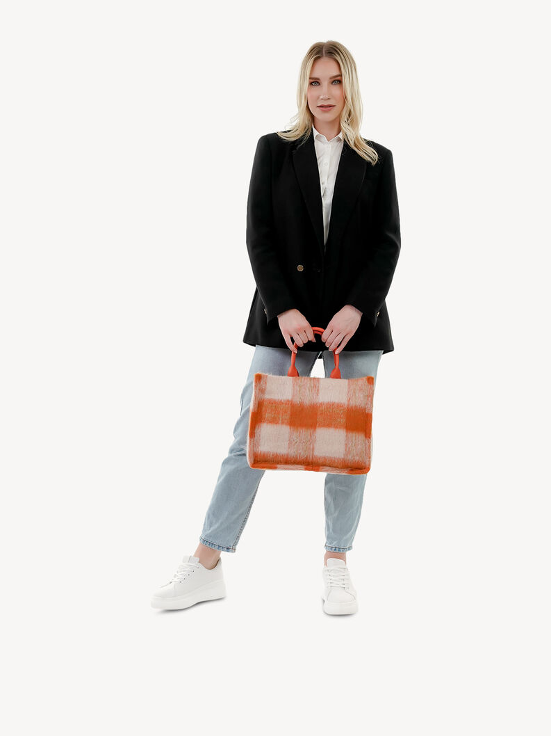 Shopping bag - orange, orange, hi-res