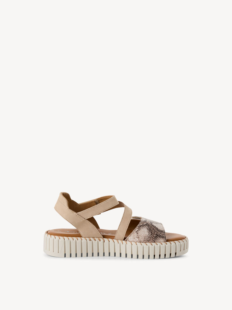 Ledersandalette - braun, ANTELOPE COMB, hi-res