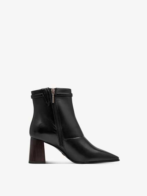 Bottine, BLACK LEATHER, hi-res