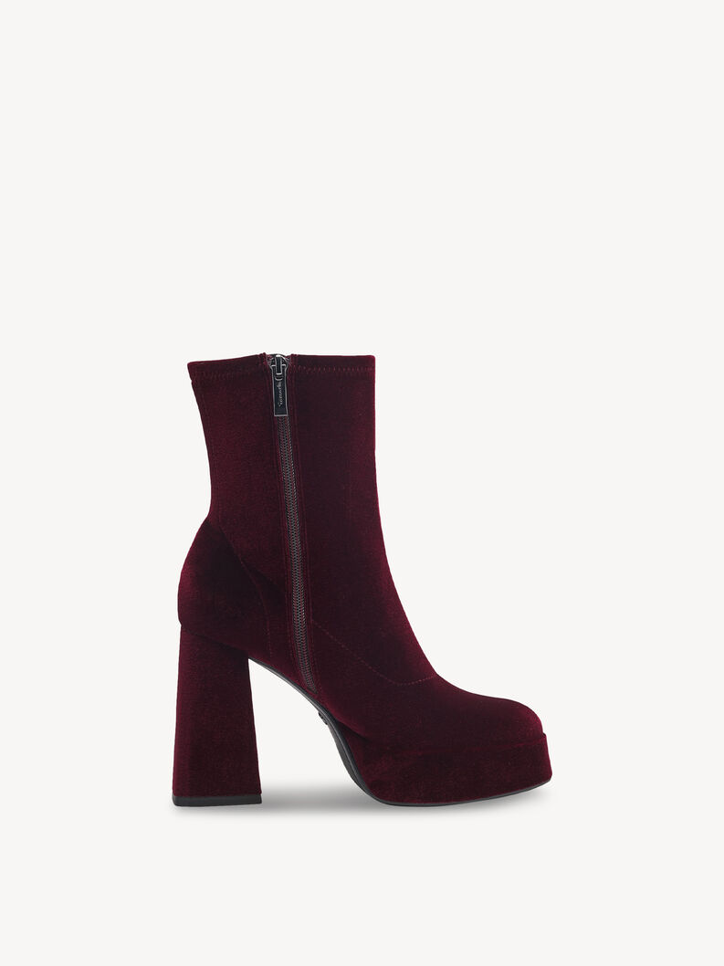 Ankelboots - r&ouml;d, MERLOT, hi-res