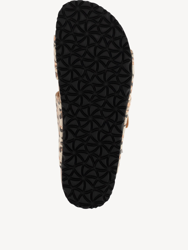 Pantolette - beige, BEIGE/LEOPARD, hi-res