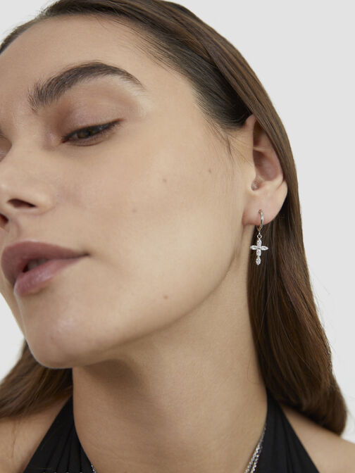 Boucles d'oreille, silber, hi-res