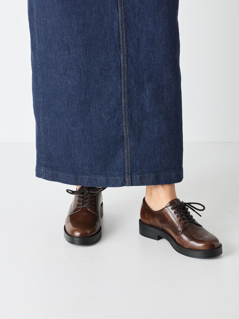 Lage schoen - bruin, MUSCAT, hi-res