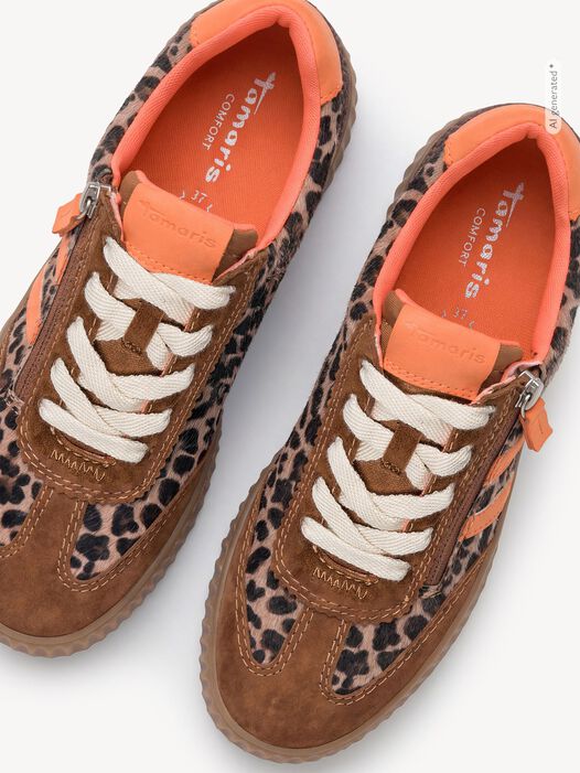 Sneaker, COGNAC LEOPARD, hi-res
