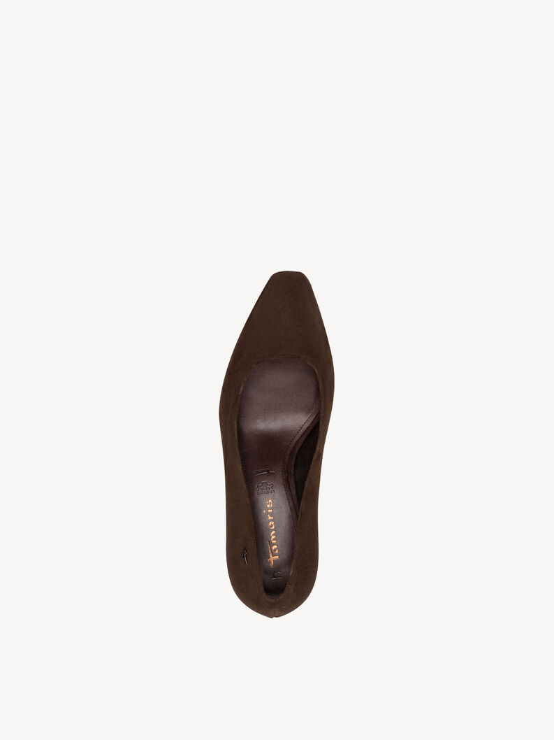 Escarpin en cuir - marron, 304, hi-res