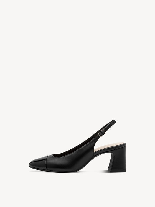 Slingpumps, BLACK, hi-res