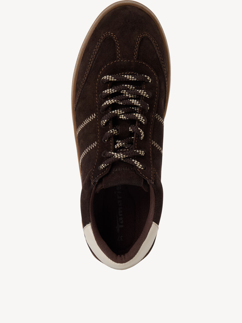 Basket en cuir - marron, 304, hi-res