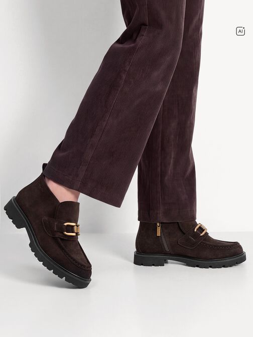 Enkellaarsje, MOCCA SUEDE, hi-res