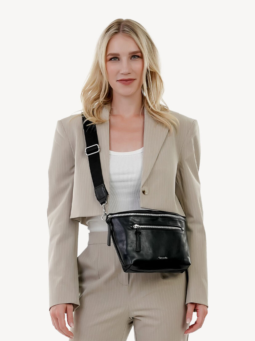 Schoudertas - zwart, black, hi-res