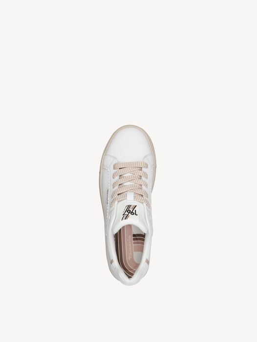 Sneaker, WHITE LEATHER, hi-res