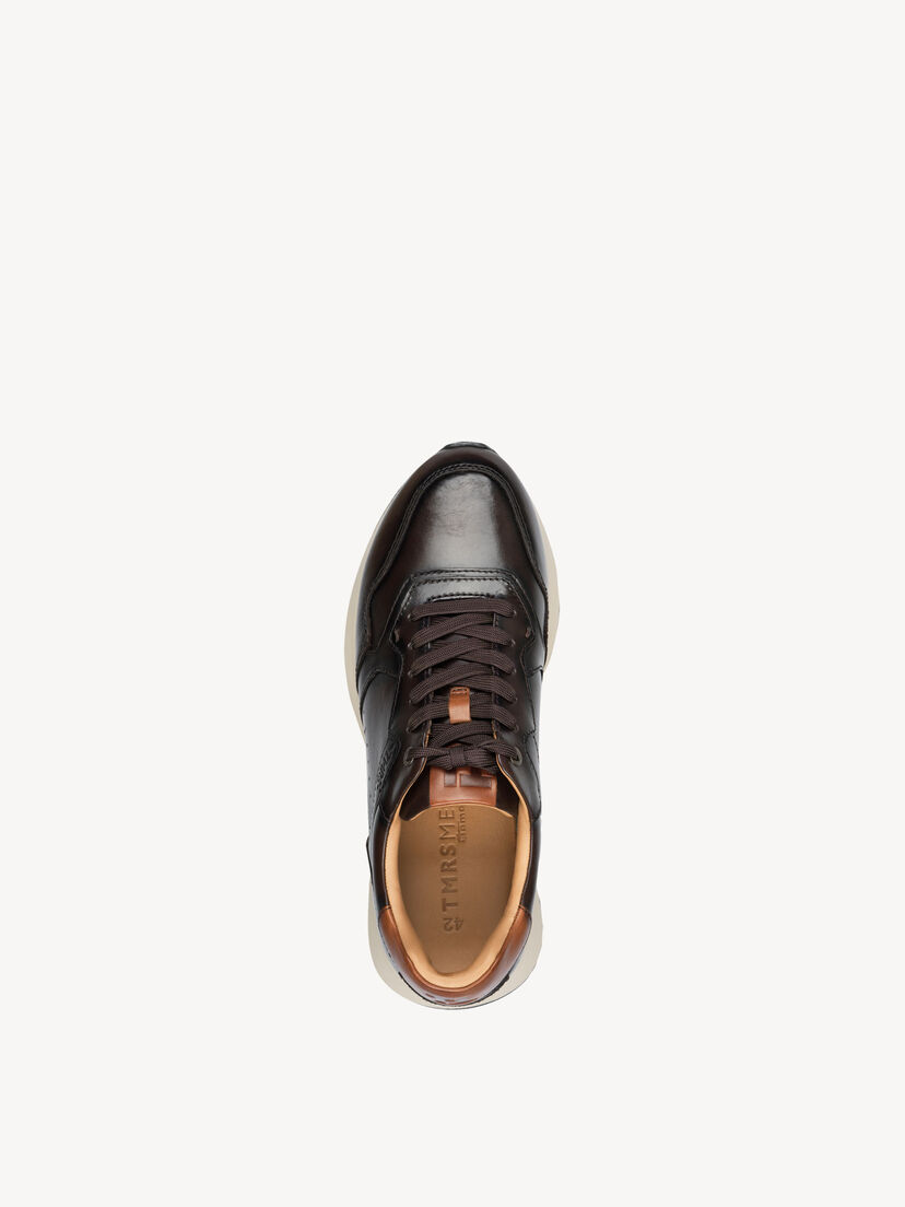 Leren Sneaker - bruin, DARK BROWN, hi-res