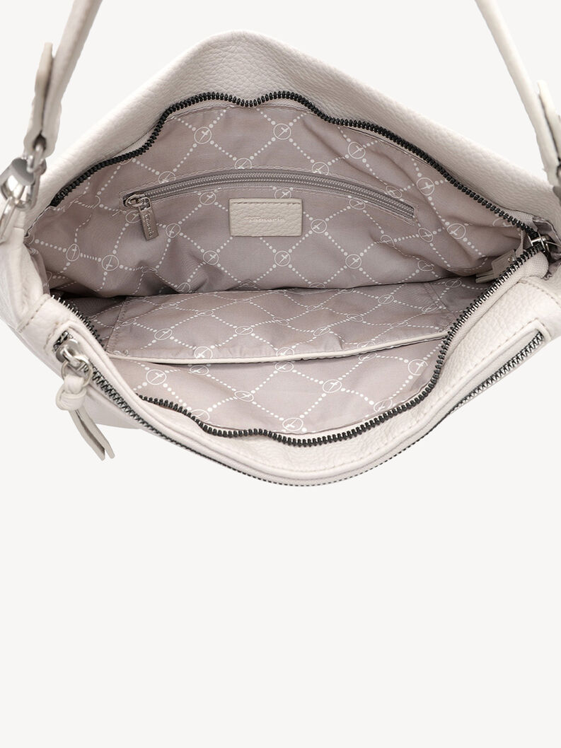 Τσάντα σάκος - γκρι, ecru, hi-res