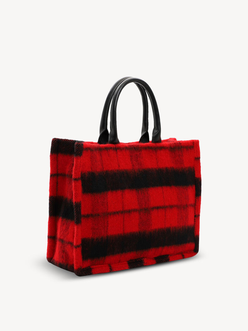 Shopping bag - red, red, hi-res