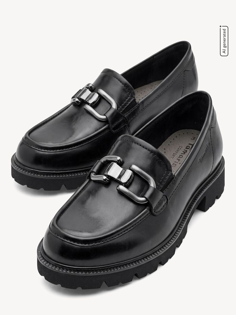 Lederslipper, BLACK NAPPA, hi-res