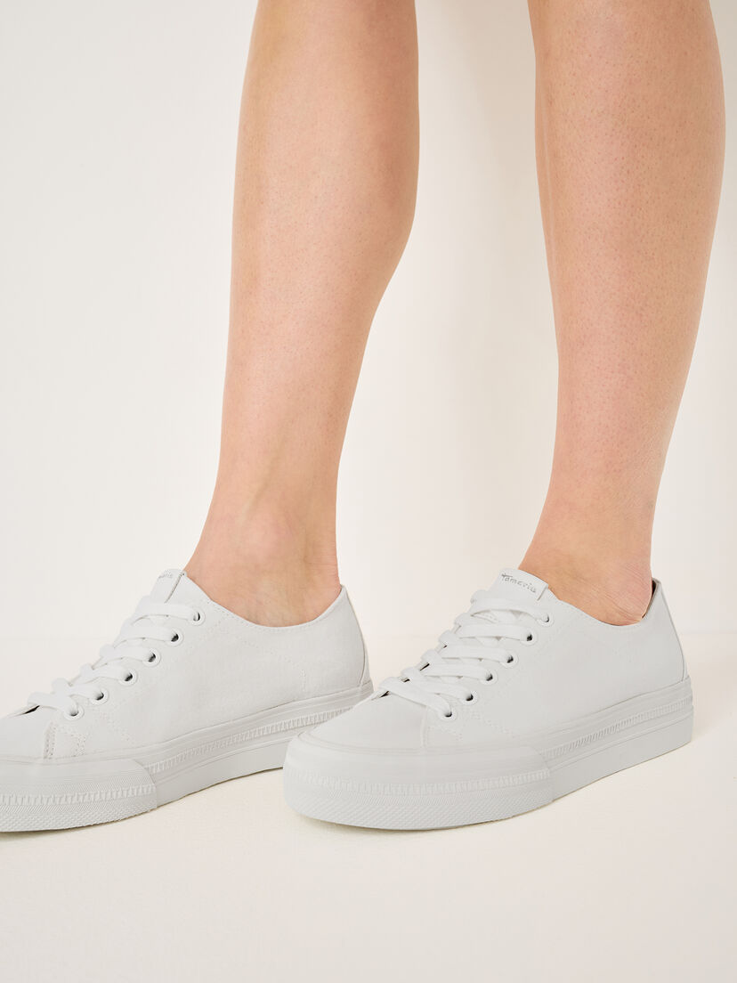 Sneaker - wit, WHITE UNI, hi-res