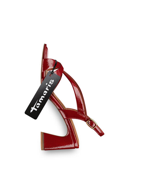 Sandale &agrave; talon, CHERRY, hi-res