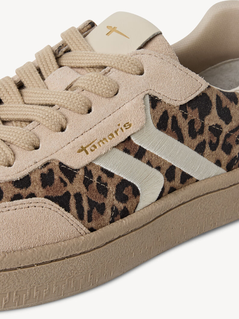 Leren Sneaker - bruin, LEOPARD COMB, hi-res