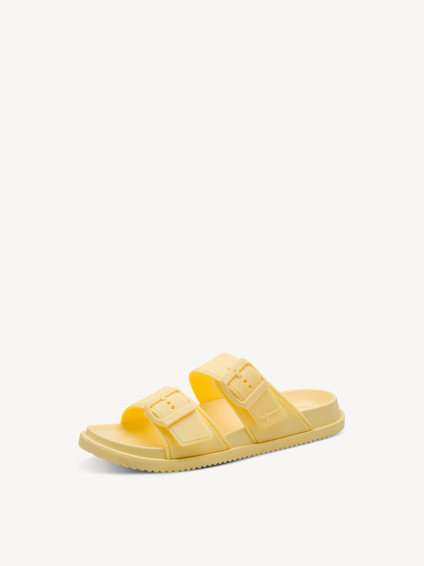 Slipper - geel, PALE YELLOW, hi-res