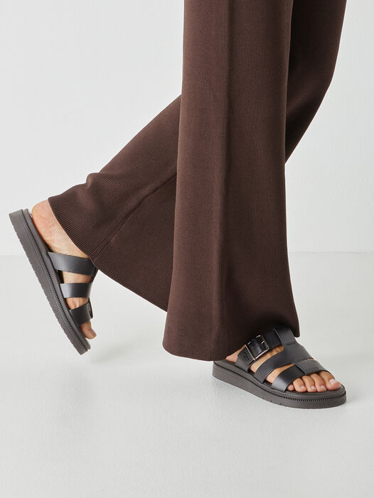 Slipper, BLACK, hi-res