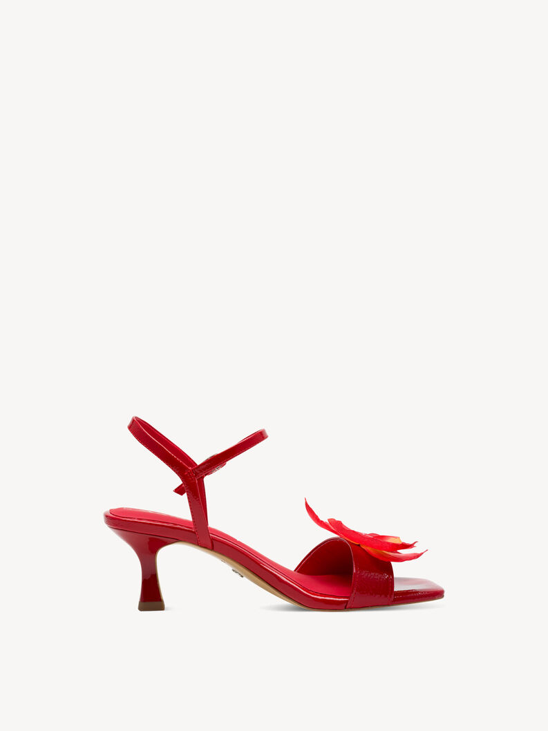 Sandalette - rød, RED, hi-res