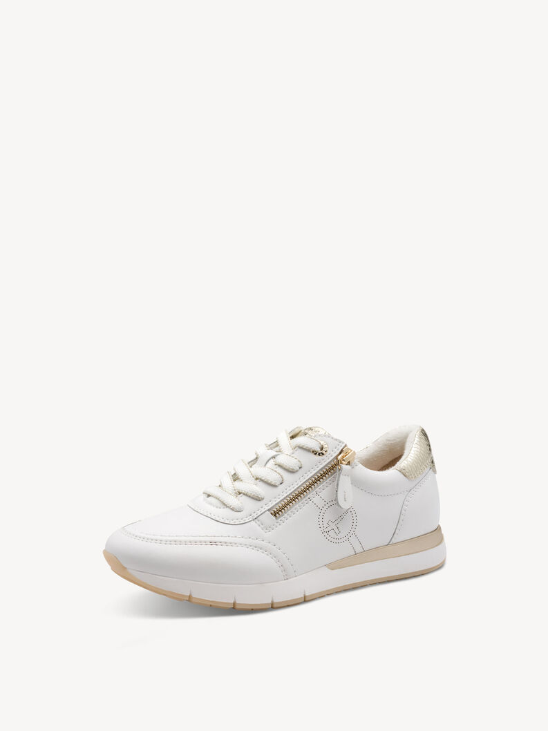 Sneaker - wei&szlig;, WHITE/GOLD, hi-res