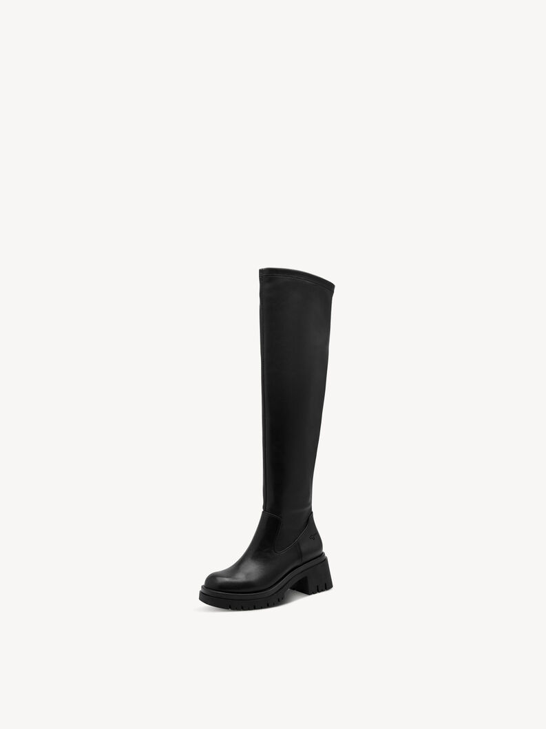 Overknee boots - black, BLACK, hi-res