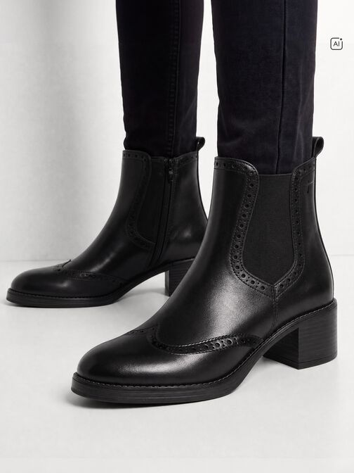 Buty Chelsea, BLACK LEATHER, hi-res