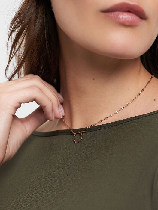 Halskettinge, roségold, hi-res