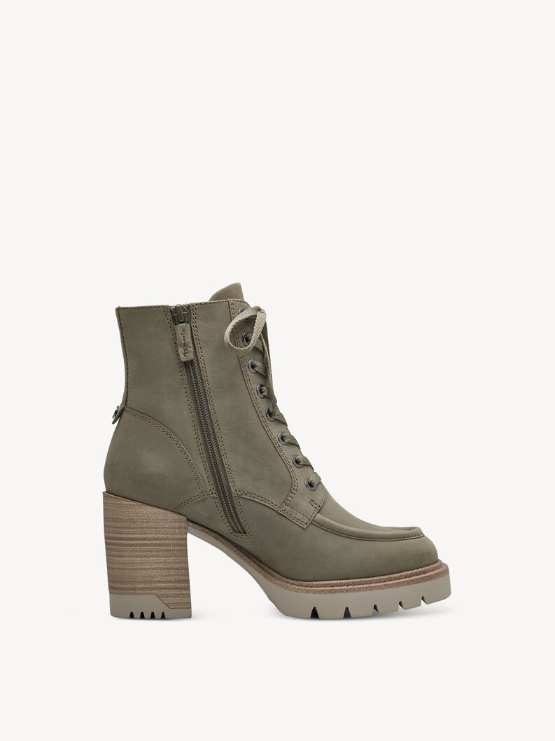 Lederstiefelette - gr&uuml;n, SAGE, hi-res