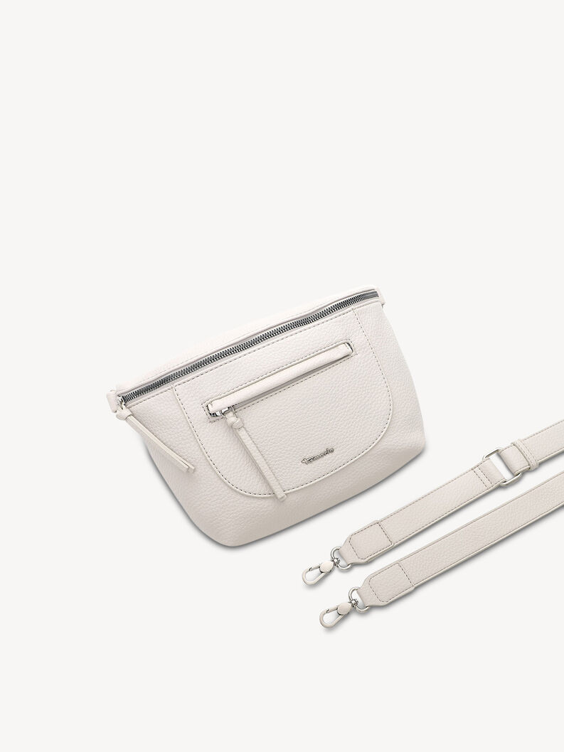 Umh&auml;ngetasche - grau, ecru, hi-res