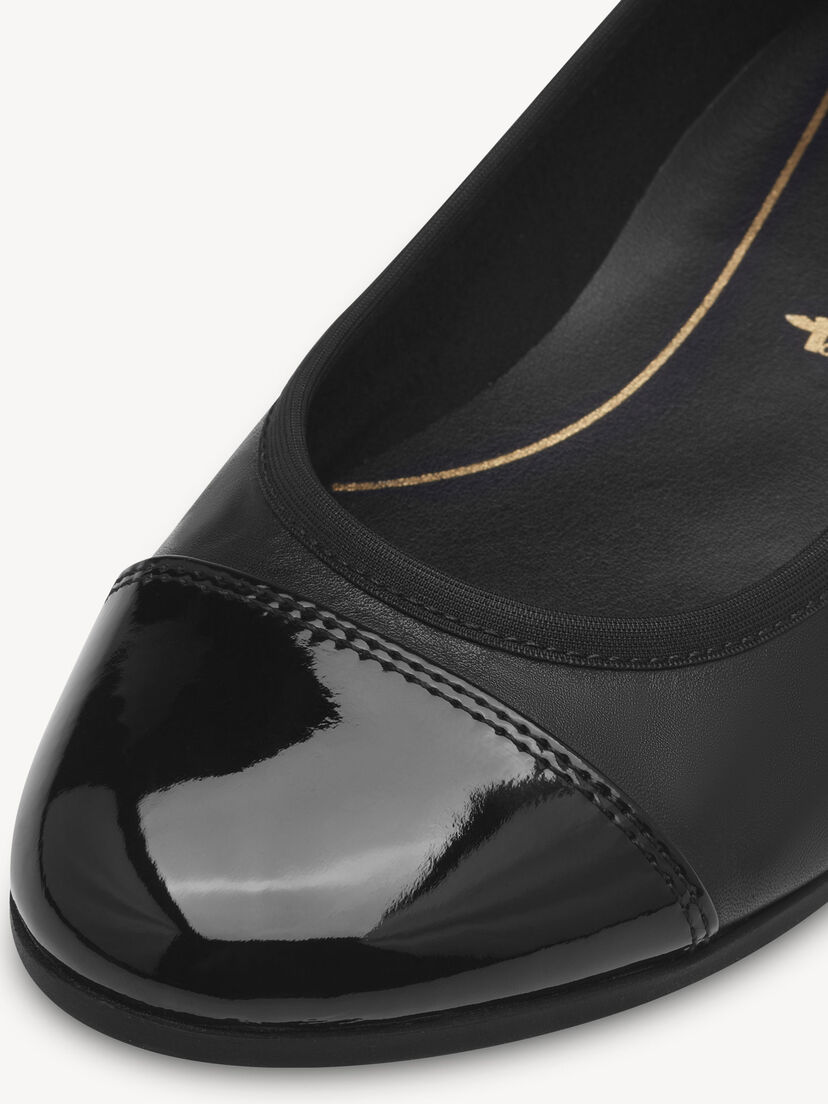 Ballerina - zwart, BLACK, hi-res