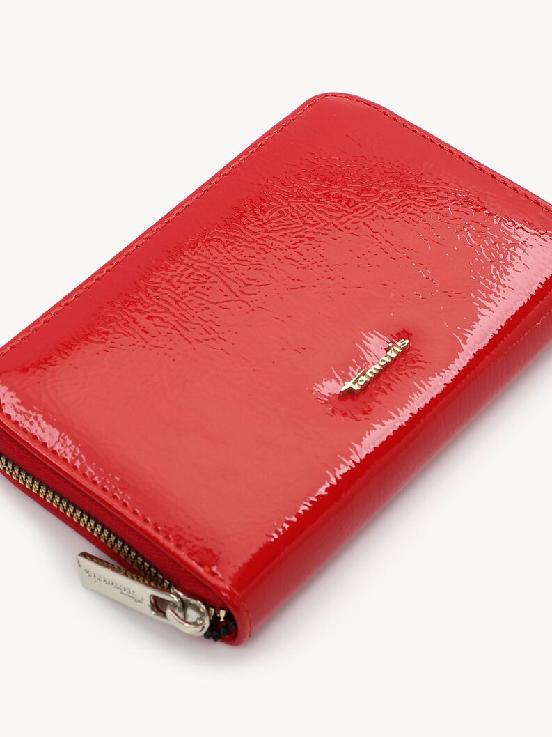 Wallet, red, hi-res