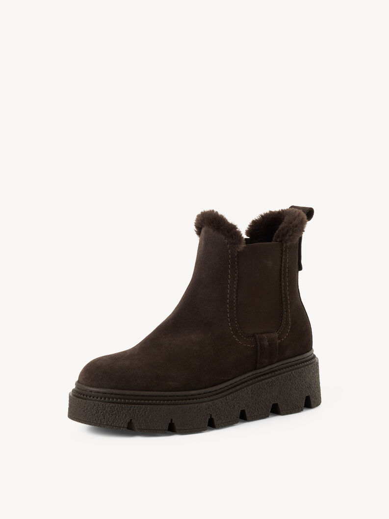 Lederstiefelette - braun Warmfutter, ESPRESSO, hi-res