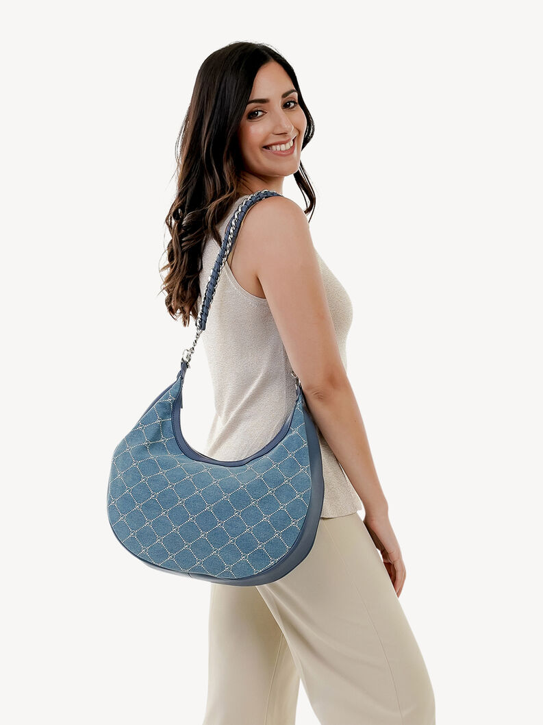 Handbag - blue, blue, hi-res