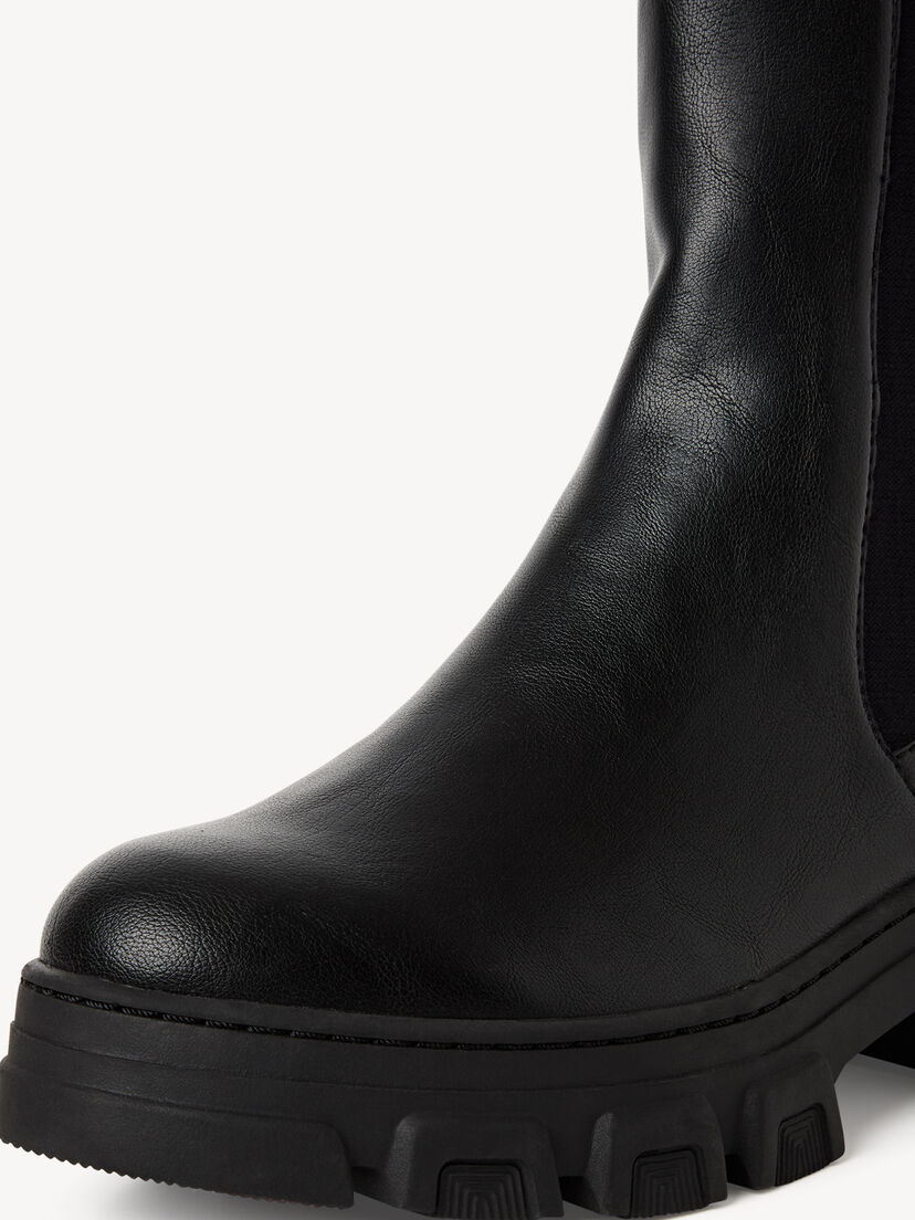 Chelseaboot - zwart, BLACK, hi-res