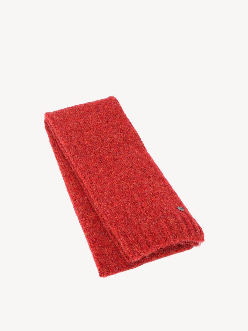 Sjaal - rood, Fiery Red Melange, hi-res