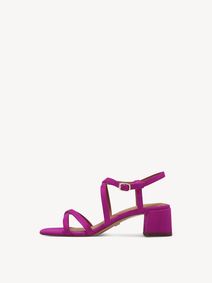 Sandaaltje - pink, DARK PINK, hi-res