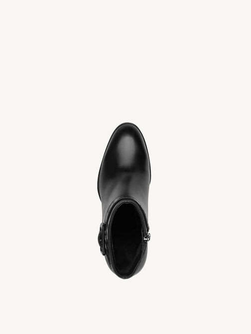 Bottine, BLACK LEATHER, hi-res