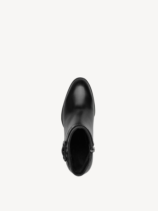 Enkellaarsje, BLACK LEATHER, hi-res